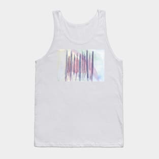 Pastel Colors Abstract. Watercolor Abstract Painting Tank Top